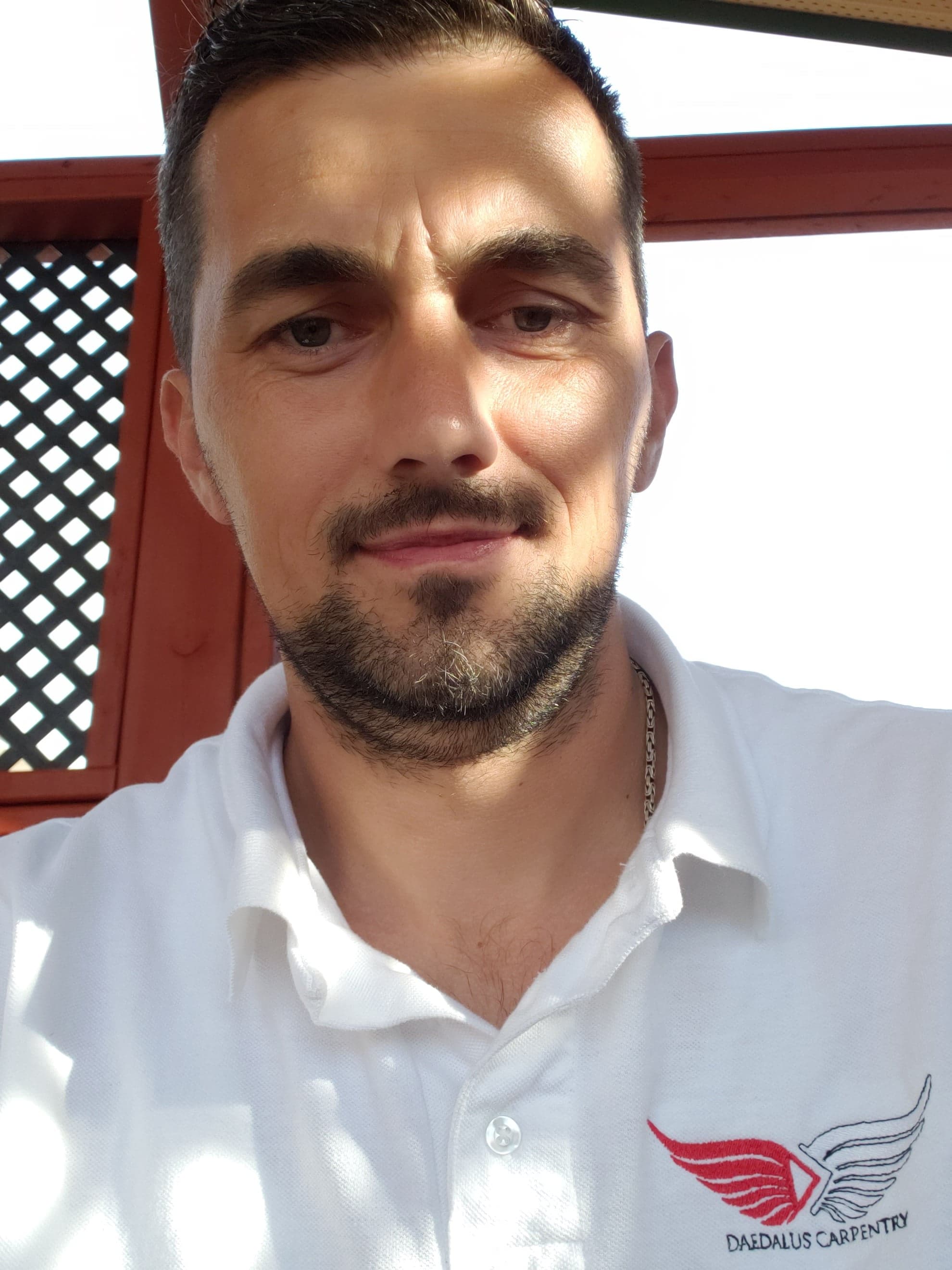Aleksandar, owner of Daedalus Carpentry